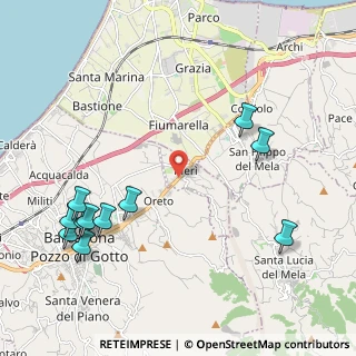Mappa Via Tommaso Maimone, 98040 Merì ME, Italia (2.92182)