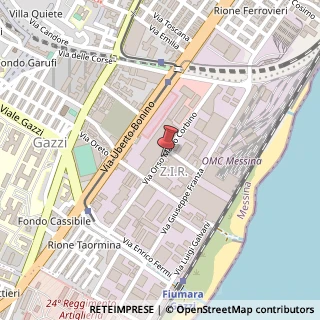 Mappa Via Corbino Orso Mario, Messina, Me 98124, 98124 Messina ME, Italia, 98124 Messina, Messina (Sicilia)