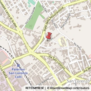 Mappa Via Federico Garcia Lorca, 5, 90146 Palermo, Palermo (Sicilia)