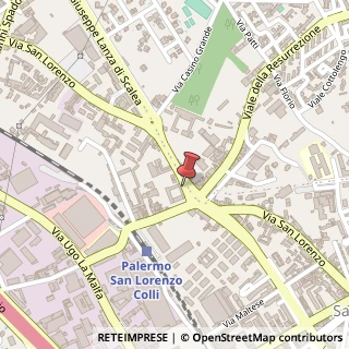 Mappa Via San Lorenzo, 200, 90146 Palermo, Palermo (Sicilia)