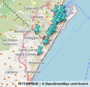 Mappa Via Vecchia Comunale, 98124 Messina ME, Italia (1.95667)