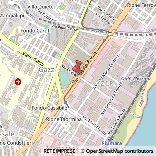 Mappa Via Oreto, 8, 98124 Messina, Messina (Sicilia)