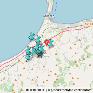 Mappa Contrada Manno, 98051 Barcellona Pozzo di Gotto ME, Italia (2.96833)