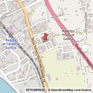 Mappa Via Rosarno, 9, 89135 Reggio di Calabria, Reggio di Calabria (Calabria)