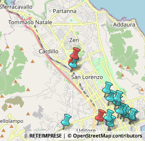 Mappa P.za Stazione S. Lorenzo, 90100 Palermo PA, Italia (3.326)