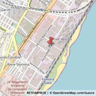 Mappa Via Acireale, 3, 98124 Messina, Messina (Sicilia)