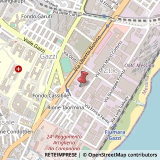 Mappa Via Orso Mario Corbino, 26, 98124 Messina, Messina (Sicilia)