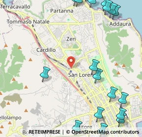 Mappa Via 90146, 90146 Palermo PA, Italia (3.696)