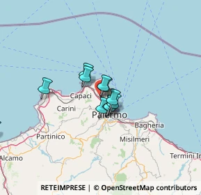 Mappa Via 90146, 90146 Palermo PA, Italia (10.06182)