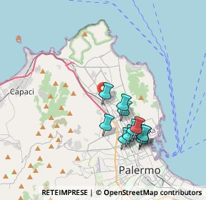 Mappa Via 90146, 90146 Palermo PA, Italia (3.69364)