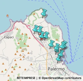 Mappa Via 90146, 90146 Palermo PA, Italia (3.3375)