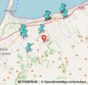 Mappa Via Nuova, 98040 Gualtieri Sicaminò ME, Italia (4.71273)