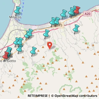 Mappa Via Nuova, 98040 Gualtieri Sicaminò ME, Italia (6.474)