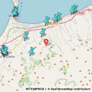 Mappa Via Nuova, 98040 Gualtieri Sicaminò ME, Italia (7.48778)