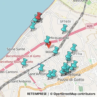Mappa Via Milite Ignoto, 98051 Barcellona Pozzo di Gotto ME, Italia (1.294)