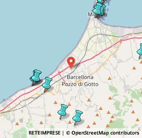 Mappa Via Milite Ignoto, 98051 Barcellona Pozzo di Gotto ME, Italia (6.74)
