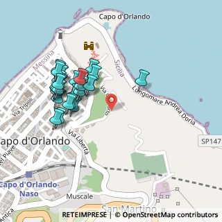 Mappa Via del Porto, 98071 Capo d'Orlando ME, Italia (0.25)