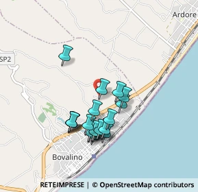 Mappa Str. Privata Località Pamadonna, 89034 Bovalino RC, Italia (0.8675)