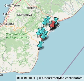 Mappa Str. Privata Località Pamadonna, 89034 Bovalino RC, Italia (9.526)