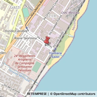 Mappa Via Alessandro Volta, 4A, 98125 Messina, Messina (Sicilia)