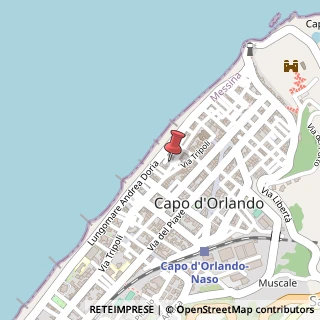 Mappa Piazza Merendino, 8, 98071 Capo d'Orlando, Messina (Sicilia)