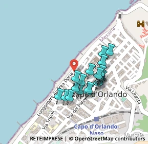 Mappa Piazza Merendino, 98071 Capo d'Orlando ME, Italia (0.201)