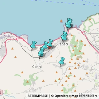 Mappa S.S 113 KM.281, 90044 Carini PA, Italia (3.41)
