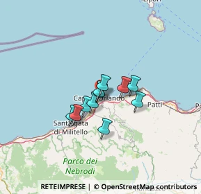 Mappa Via del Porto, 98071 Capo d'Orlando ME, Italia (8.75636)