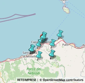 Mappa Via del Porto, 98071 Capo d'Orlando ME, Italia (9.78923)