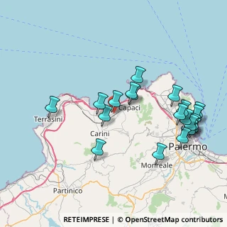 Mappa Superstore Conad SS113 Km 282, 90044 Carini PA, Italia (9.3205)