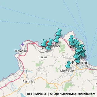 Mappa Superstore Conad SS113 Km 282, 90044 Carini PA, Italia (9.106)