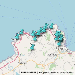 Mappa Superstore Conad SS113 Km 282, 90044 Carini PA, Italia (7.1555)