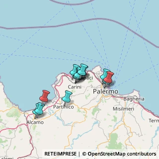 Mappa Superstore Conad SS113 Km 282, 90044 Carini PA, Italia (11.03692)