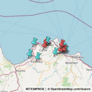 Mappa Superstore Conad SS113 Km 282, 90044 Carini PA, Italia (11.42071)