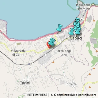 Mappa Superstore Conad SS113 Km 282, 90044 Carini PA, Italia (2.556)