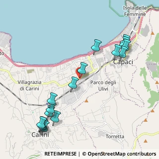 Mappa Superstore Conad SS113 Km 282, 90044 Carini PA, Italia (2.81813)