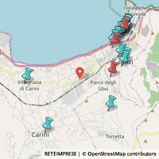 Mappa Superstore Conad SS113 Km 282, 90044 Carini PA, Italia (3.273)