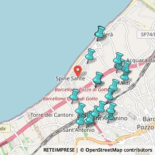 Mappa Stretto II Spine Sante, 98051 Barcellona Pozzo di Gotto ME, Italia (1.2535)
