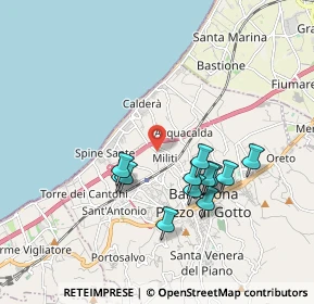 Mappa Ex Centro Convenienza, 98051 Barcellona pozzo di Gotto ME, Italia (1.84667)