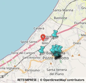 Mappa Ex Centro Convenienza, 98051 Barcellona pozzo di Gotto ME, Italia (1.91154)