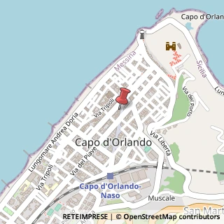 Mappa Via Francesco Crispi, 18, 98071 Capo d'Orlando, Messina (Sicilia)