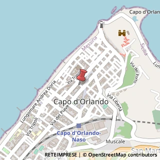 Mappa Via Umberto, 20, 98071 Capo d'Orlando, Messina (Sicilia)