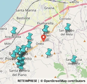 Mappa Via Agrigento, 98051 Barcellona Pozzo di Gotto ME, Italia (2.6615)