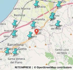 Mappa Via Agrigento, 98051 Barcellona Pozzo di Gotto ME, Italia (2.75636)