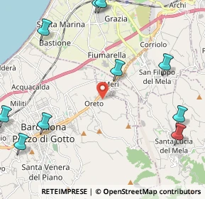 Mappa Via Agrigento, 98051 Barcellona Pozzo di Gotto ME, Italia (3.47091)