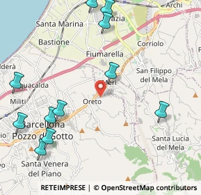 Mappa Via Agrigento, 98051 Barcellona Pozzo di Gotto ME, Italia (2.98273)