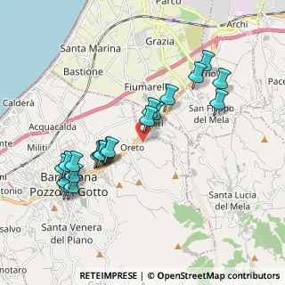 Mappa Via Agrigento, 98051 Barcellona Pozzo di Gotto ME, Italia (2.175)