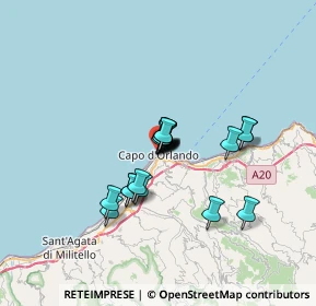 Mappa Via Nino Mancari, 98071 Capo d'Orlando ME, Italia (4.795)