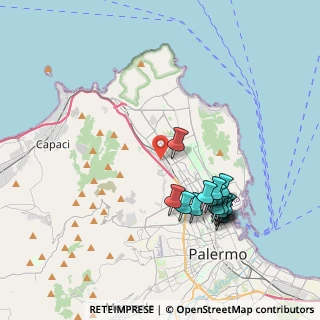 Mappa Via Giuseppe Tranchina, 90146 Palermo PA, Italia (4.39438)