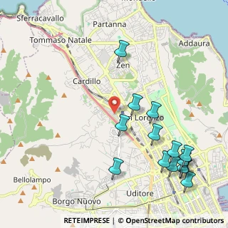 Mappa Via Giuseppe Tranchina, 90146 Palermo PA, Italia (2.85714)